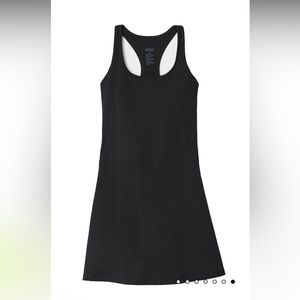 Girlfriend Collective black Paloma racerback dress